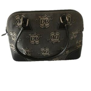 Dooney and Bourke Donegal Crest Domed Satchel VTG